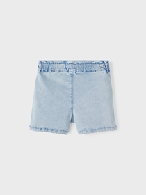 NAME IT Bløde Denim Shorts Bella Light Blue